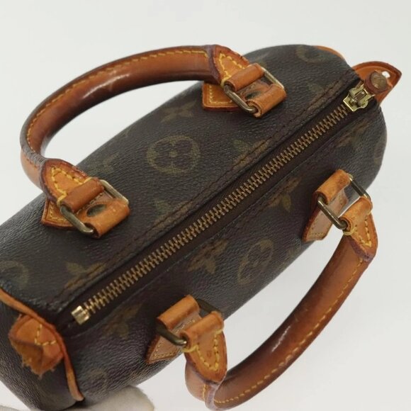LOUIS VUITTON Monogram Mini Speedy Hand Bag M41534 LV Auth 142017 - Picture 8 of 16